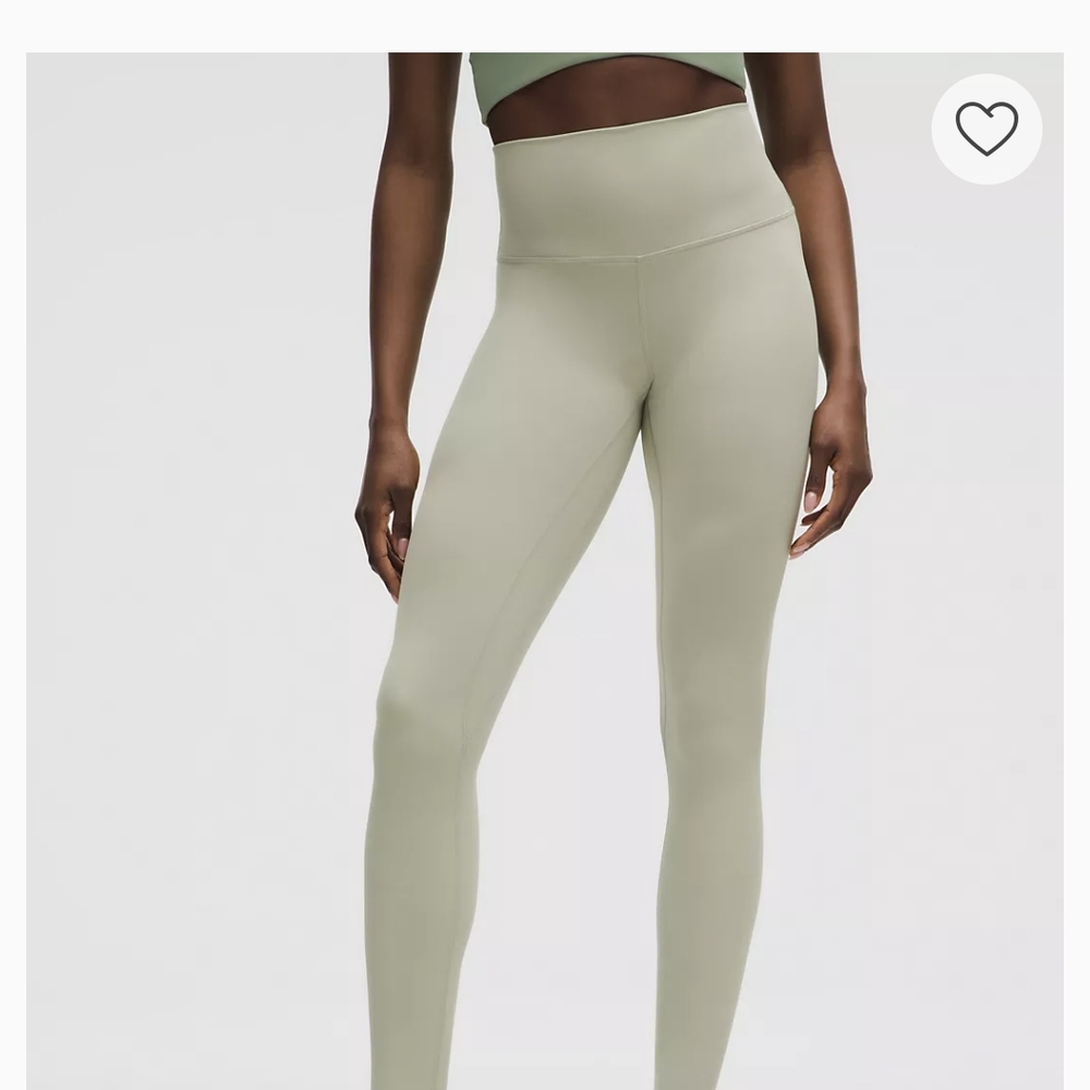 lululemon athletica Light Olive Leggings
